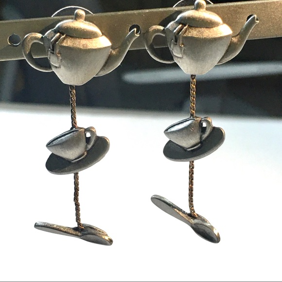 Best Gift Earrings Jewelry for tea coffee … - Picture 2 of 3
